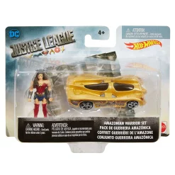 Flash Sale ⌛ Hot Wheels Justice League Movie Mighty Minis Amazonian Warrior Set 2-Inch Diecast Car & Mini Figure [Wonder ❤️ Woman!] 😉