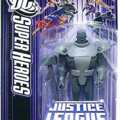 New 🎉 DC Justice League Unlimited Super Heroes Steel Action Figure [Purple] ✔️