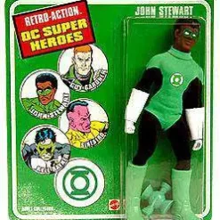 Flash Sale 🔔 DC Green Lantern World's Greatest Super Heroes Retro Series John Stewart Exclusive Retro Action Figure 🧨