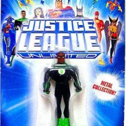 Best Pirce 🔥 Justice League Unlimited Green Lantern Diecast Figure [Blue Card] 🎁