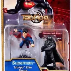 Deals 🔥 Man of Steel TabApp Elite Superman & General Zod Figure 2-Pack ⭐