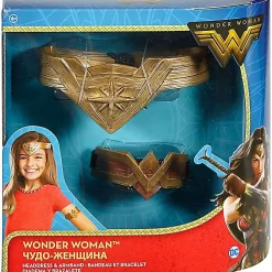 Cheapest 🥰 DC Wonder 🛒 Woman Headdress & Armband Roleplay Toy ❤️