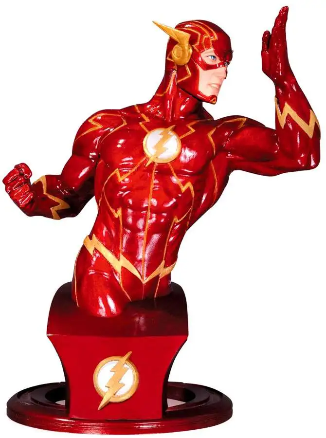 Promo 🛒 DC The New 52 Super Heroes The Flash Bust 💯 3 Promo 🛒 DC The New 52 Super Heroes The Flash Bust 💯