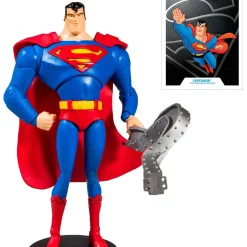 Budget 👍 McFarlane Toys DC Multiverse Superman Action Figure [The Animated Series, Blue & Red Suit] 🔥 -DC Comics Shop mcdcmultianimsuper inset2