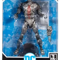 Promo 🌟 McFarlane Toys DC Multiverse Cyborg Action Figure [Helmeted, Justice League] ⭐ -DC Comics Shop mcfarlanecyborghelmet inset4