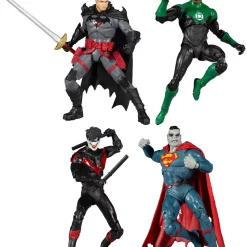 Promo ⌛ McFarlane Toys DC Multiverse Thomas Wayne, Green Lantern, Bizarro & Nightwing Joker Set of 4 Action Figures 🔔