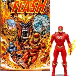 Promo 😉 McFarlane Toys DC Direct Page Punchers The Flash Action Figure & Comic Book [Barry Allen] (Pre-Order ships January) 🎉