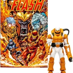 Deals 😀 McFarlane Toys DC Direct Page Punchers Heatwave Action Figure & Comic Book [The Flash] (Pre-Order ships January) 💯