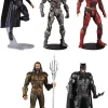 Brand new ⌛ McFarlane Toys DC Multiverse Batman, Superman, Aquaman, Flash & Cyborg Set of 5 Action Figures [Justice League] 👏 -DC Comics Shop mcfarlanejlset5