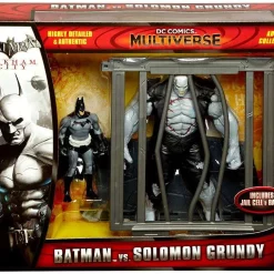 Promo 👍 Arkham City DC Comics Multiverse Batman vs. Solomon Grundy Action Figure 2-Pack 👍
