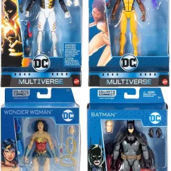 Discount 🛒 DC Multiverse Lex Luthor Series Batman, Wonder Woman, The Ray & Vixen Set of 4 Action Figures 😉