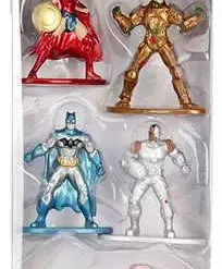 New ❤️ DC Nano Metalfigs Wonder ❤️ Woman, Cyborg, The Flash, Parademon & Batman 1.5-Inch Diecast Figure 5-Pack ✔️