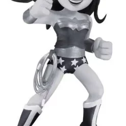 Hot Sale ✔️ DC Artist Alley Wonder Woman 6.6-Inch PVC Collector Statue [Chris Uminga, Black & White Variant] 👍