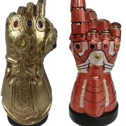 Buy ❤️ Marvel Avengers Infinity War Thanos Infinity Gauntlet & Nano Gauntlet Exclusive Desk Monument 2-Pack 🔔