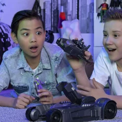 Hot Sale 🔔 DC Batman The Caped Crusader Batmobile Action Figure Vehicle [Transforms Into Batboat!] ✔️ -DC Comics Shop nov198802 inset3