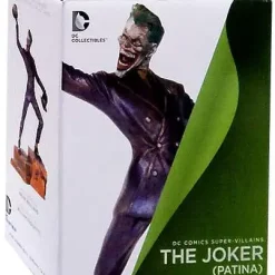 Budget 🛒 DC Super Villains The Joker Patina Mini Statue 💯