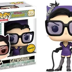 Cheapest 🧨 Funko DC Bombshells POP! Heroes Catwoman Vinyl Figure #225 [Purple Dress, Chase Version] 🔥