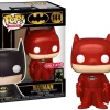 Cheapest ❤️ Funko DC Batman 80th POP! Heroes Batman Exclusive Vinyl Figure #144 [Red] 🔥