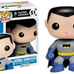Deals ✔️ Funko DC Super Heroes POP! Heroes Batman Exclusive Vinyl Figure #51 [Unmasked] 🎁