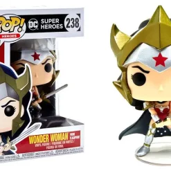 Promo 🔥 Funko DC POP! Heroes Wonder Woman Exclusive Vinyl Figure #238 [Flashpoint, Damaged Package] 🌟