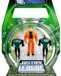 Brand new 😀 Justice League Unlimited Green Lantern Origins Abin Sur, Hal Jordan & Sinestro Exclusive Action Figure 3-Pack 😀