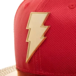 Cheap 🎁 DC Shazam Snapback Cap ⭐ 11 Cheap 🎁 DC Shazam Snapback Cap ⭐ -DC Comics Shop shazamfauxleatherbillsnapback inset4