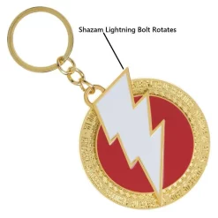 Promo 😍 DC Shazam Rotating Keychain 👏