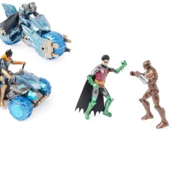 New 😀 DC Batman Gotham City Guardians Exclusive Action Figure Set [Batman, Robin, Batgirl, Nightwing & Talon] ✔️ -DC Comics Shop smbatgothcityguardians inset4