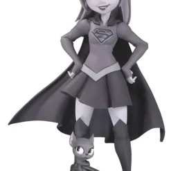 Best Pirce 🌟 DC Artist Alley Supergirl 6.9-Inch PVC Collector Statue [Chrissie Zullo, Black & White Variant] 🌟