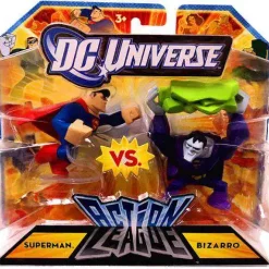 Best Pirce 😍 DC Universe Action League Superman vs. Bizarro 3-Inch Mini Figures ⭐