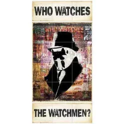 Discount 🔥 NECA "Who ⌚ Watches The ⌚ Watchmen" 3' x 6' Wall Mural 😉